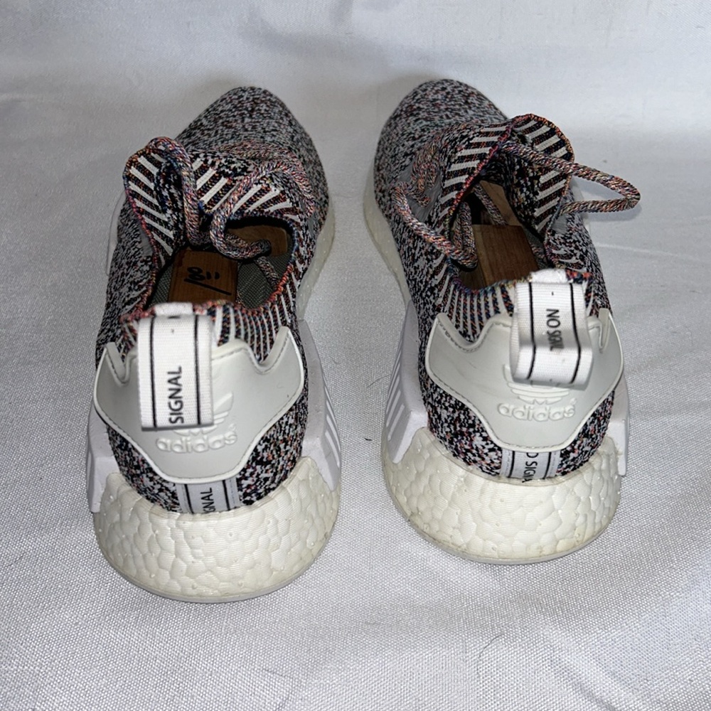 adidas NMD_R1 Primeknit Multicolor Men's Sneakers - Picture 4 of 9